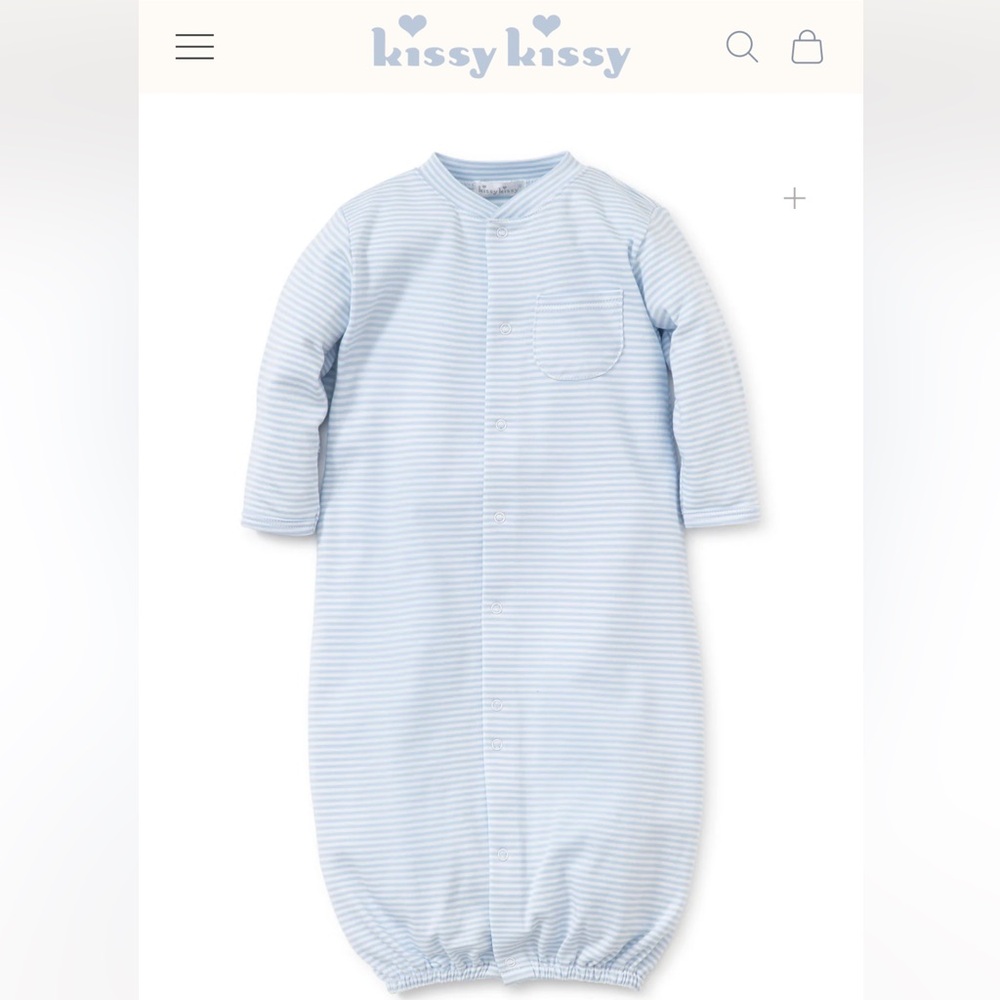 Kissy Kissy Convertible Gown AND blanket